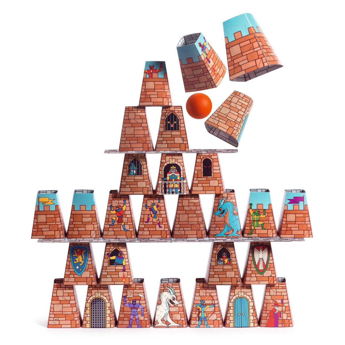 Djeco Build & Topple, Knight&