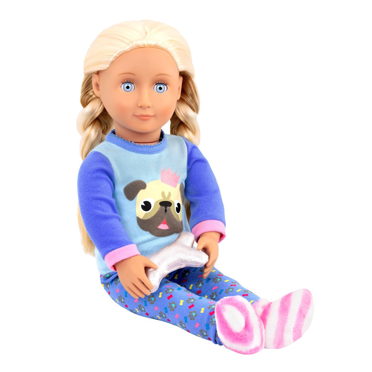 Our Generation Doll Outfit, Pajamas with Bulldog