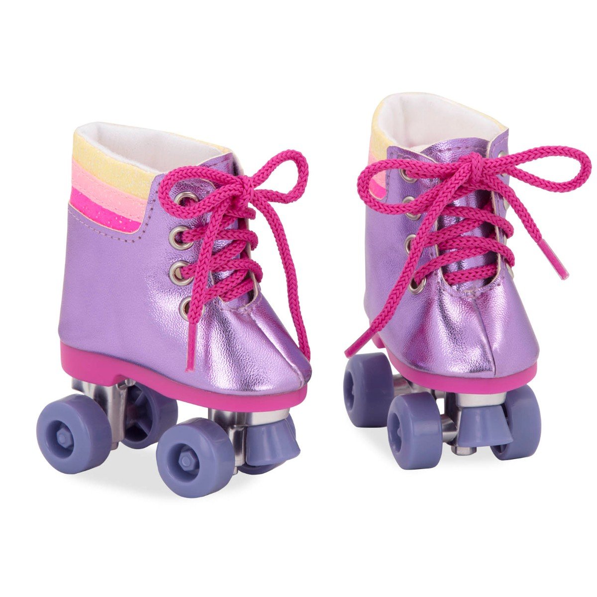 Our Generation Doll Outfit, Roller Skates - Purple
