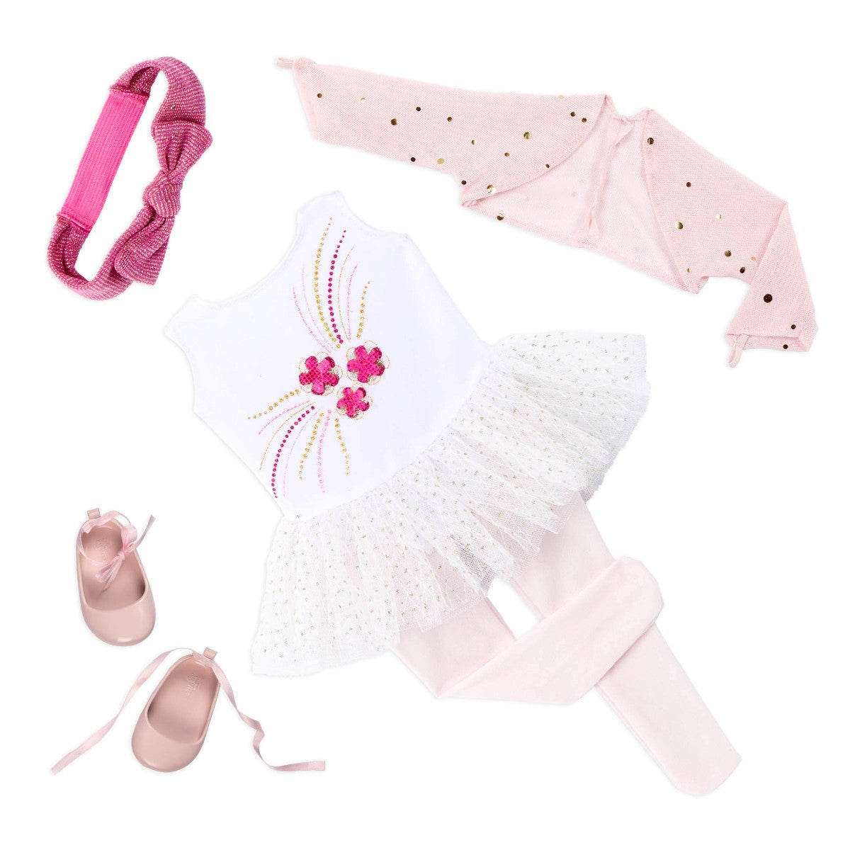 Our Generation Doll Clothes, Ballerina with Flowers