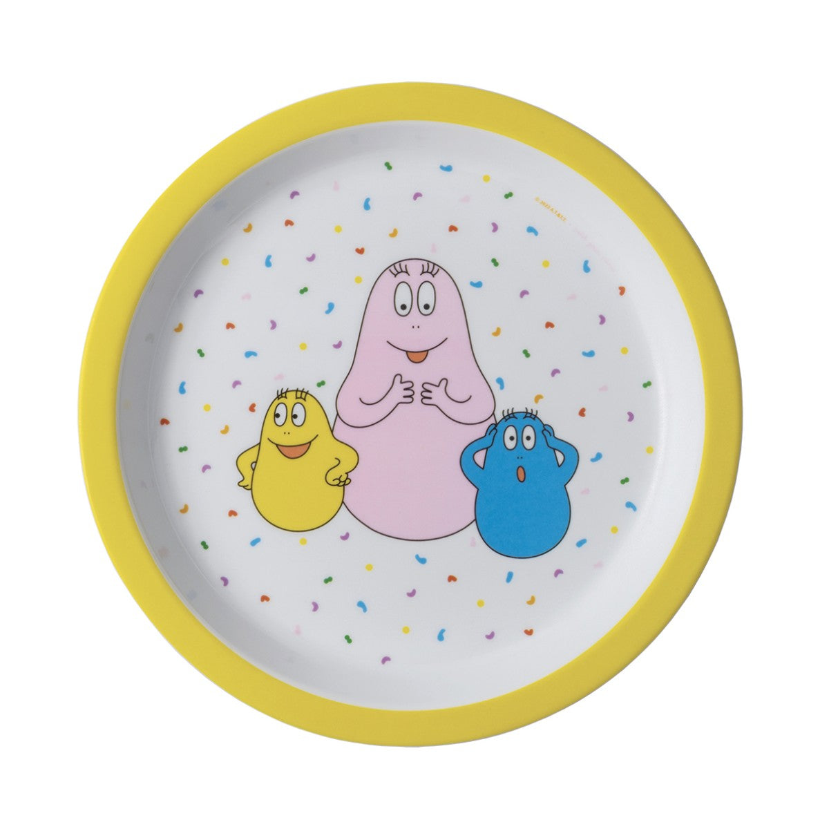 Petit Jour Paris Plate, Barbapapa - Yellow