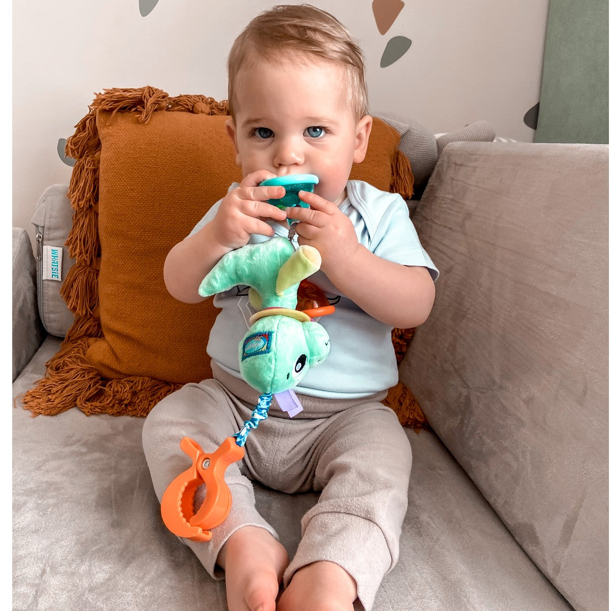 Playgro Activity Toy, Dingly Dangly Hang-On - Dino