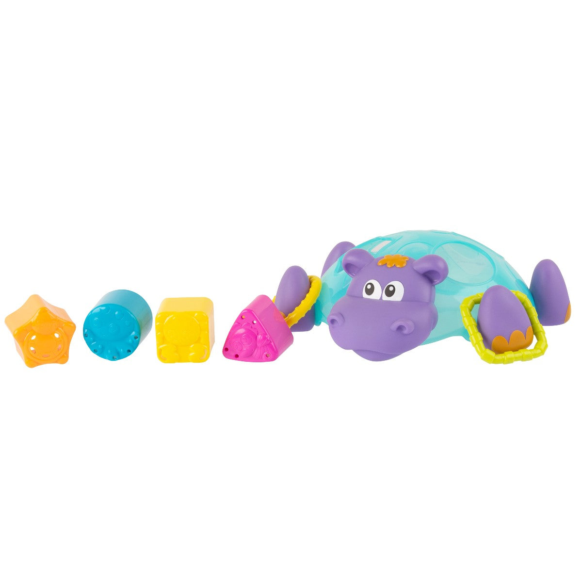 Playgro Bath Toy, Floating Hippo - Shapes