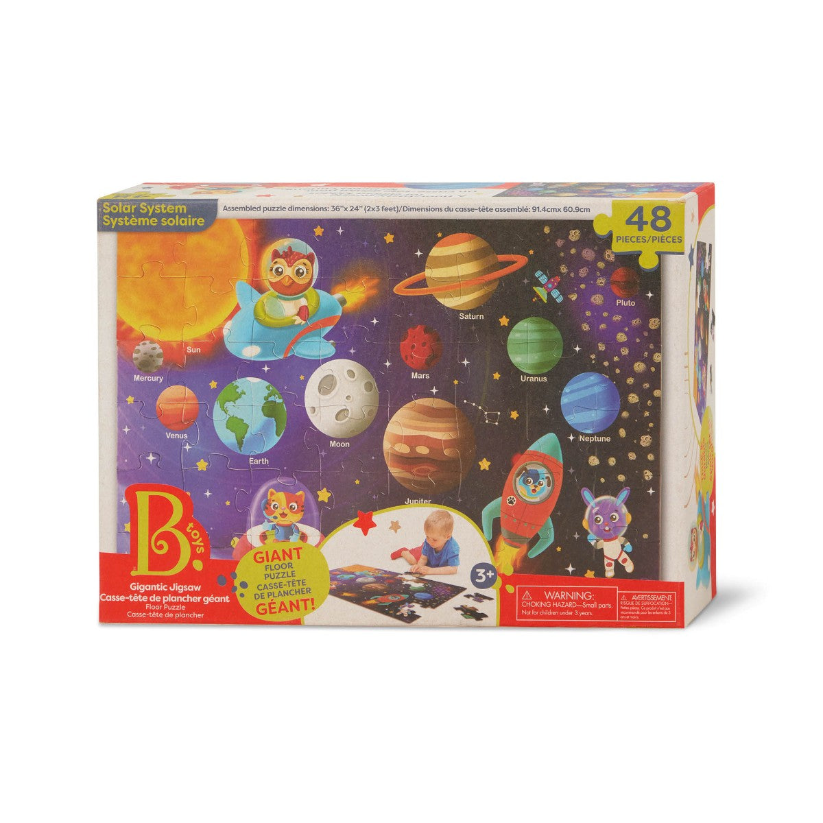 B Toys Floor Puzzle, The Solar System
