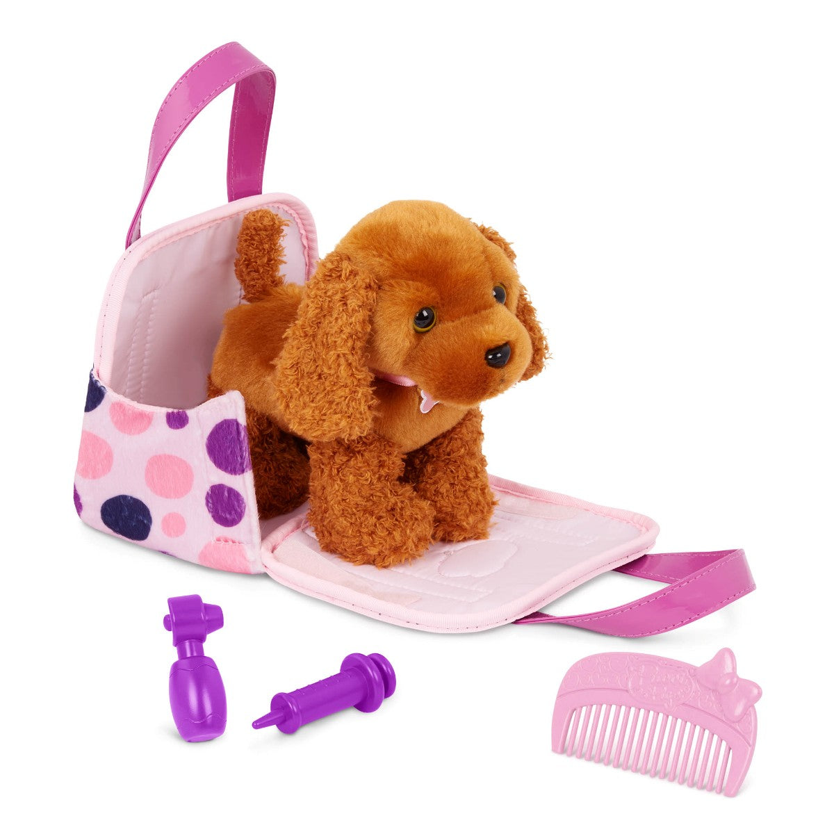 Pucci Pups Dog in a Polka Dot Bag