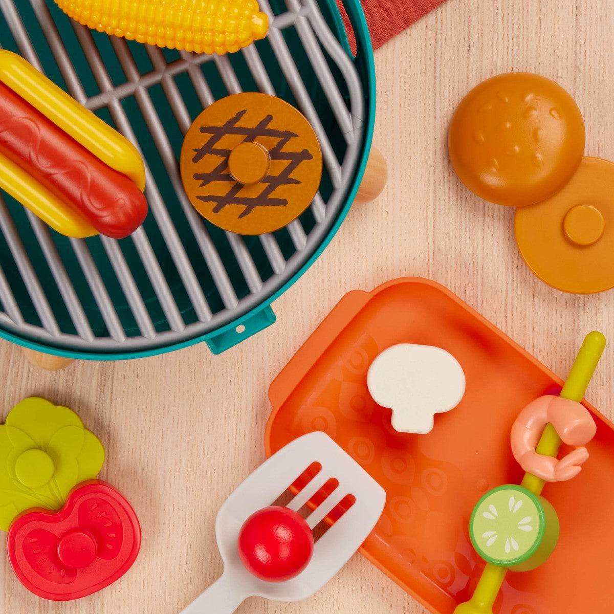 B Toys, B Wood Play Food – Barbecue Grill