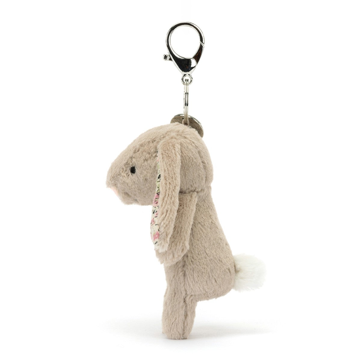 Jellycat Keyring, Bashful Bunny Blossom Beige