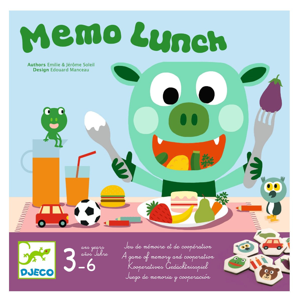 Djeco Memo Game, Memo Lunch – "Nominated for Children&