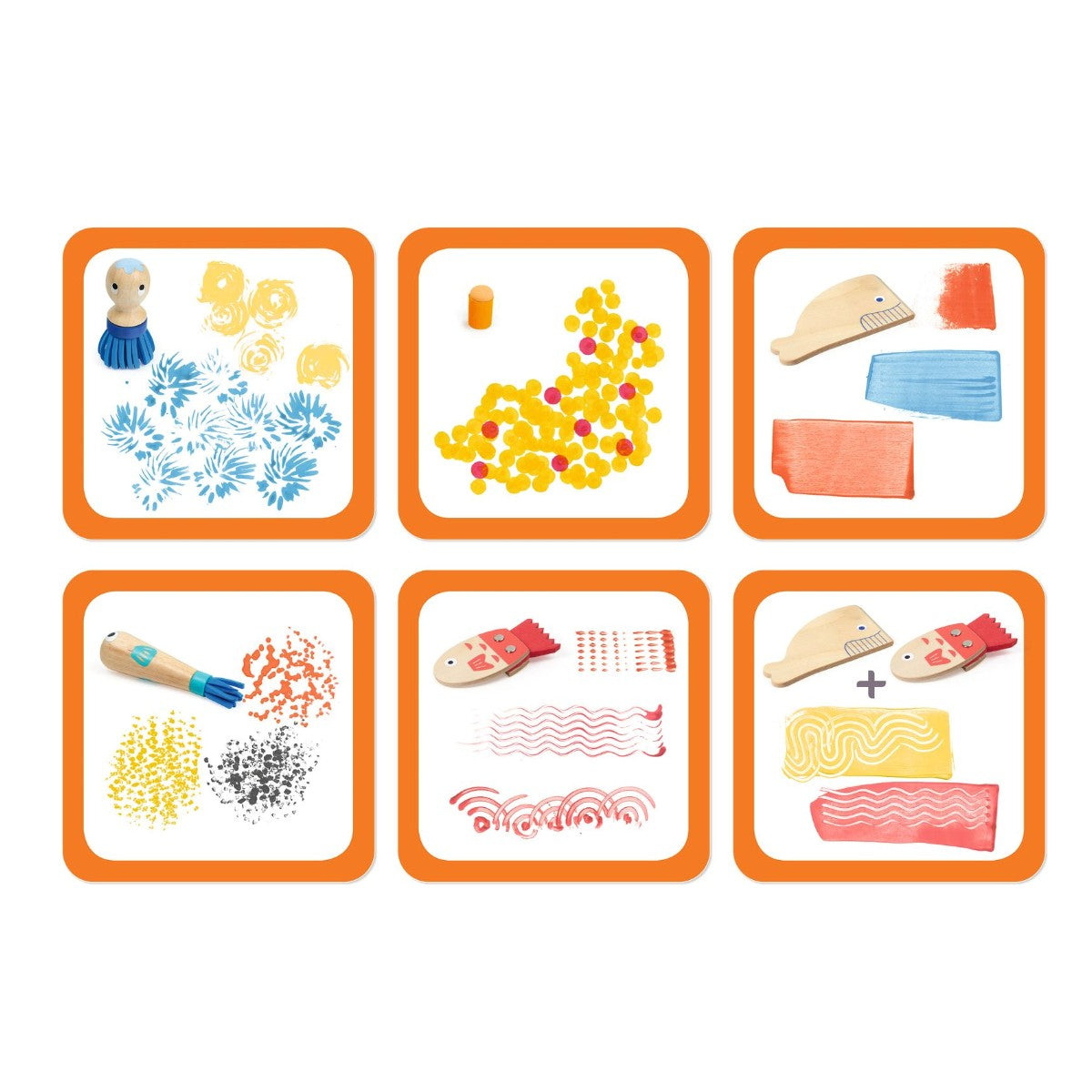 Djeco Unique Painting Tools