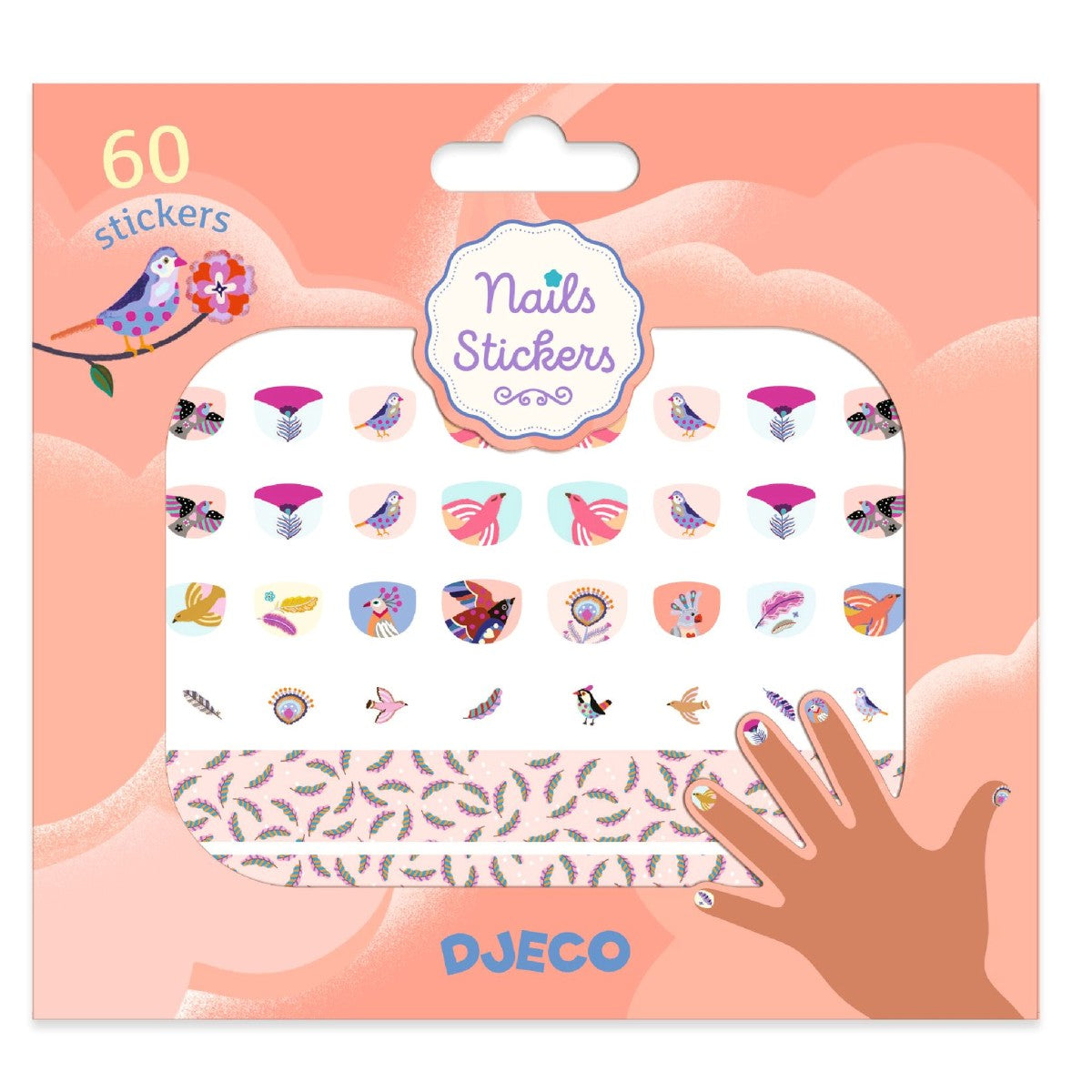 Djeco Nail Stickers, Feather