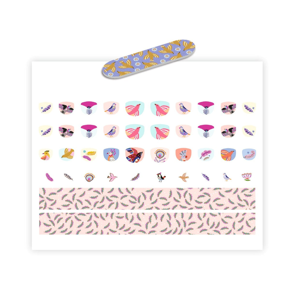 Djeco Nail Stickers, Feather