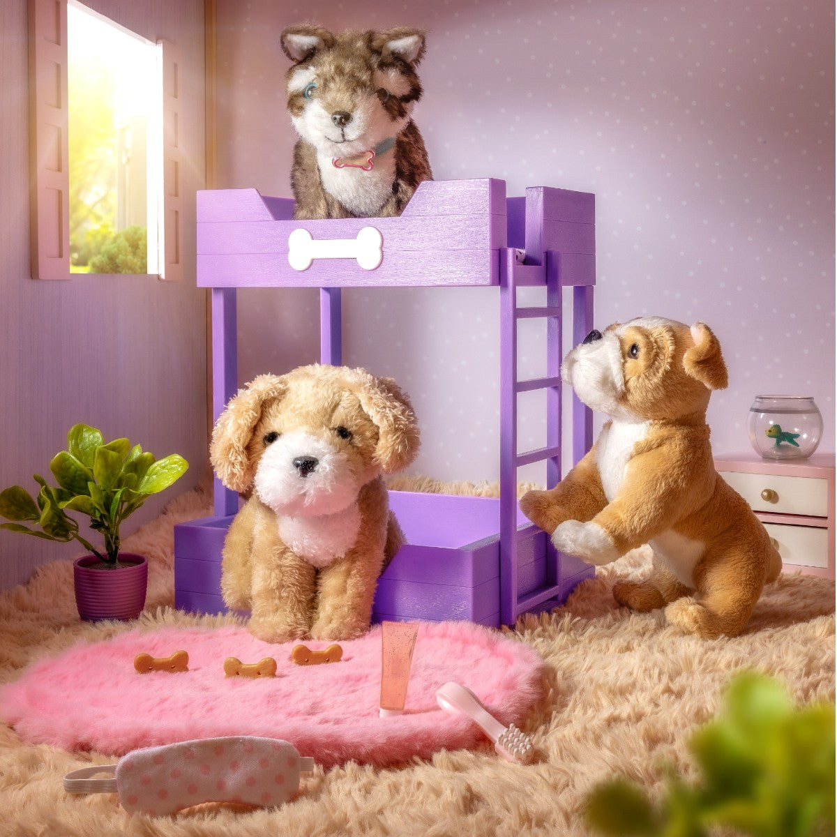 Our Generation Doll Accessories, Puppy and Bunk Bed