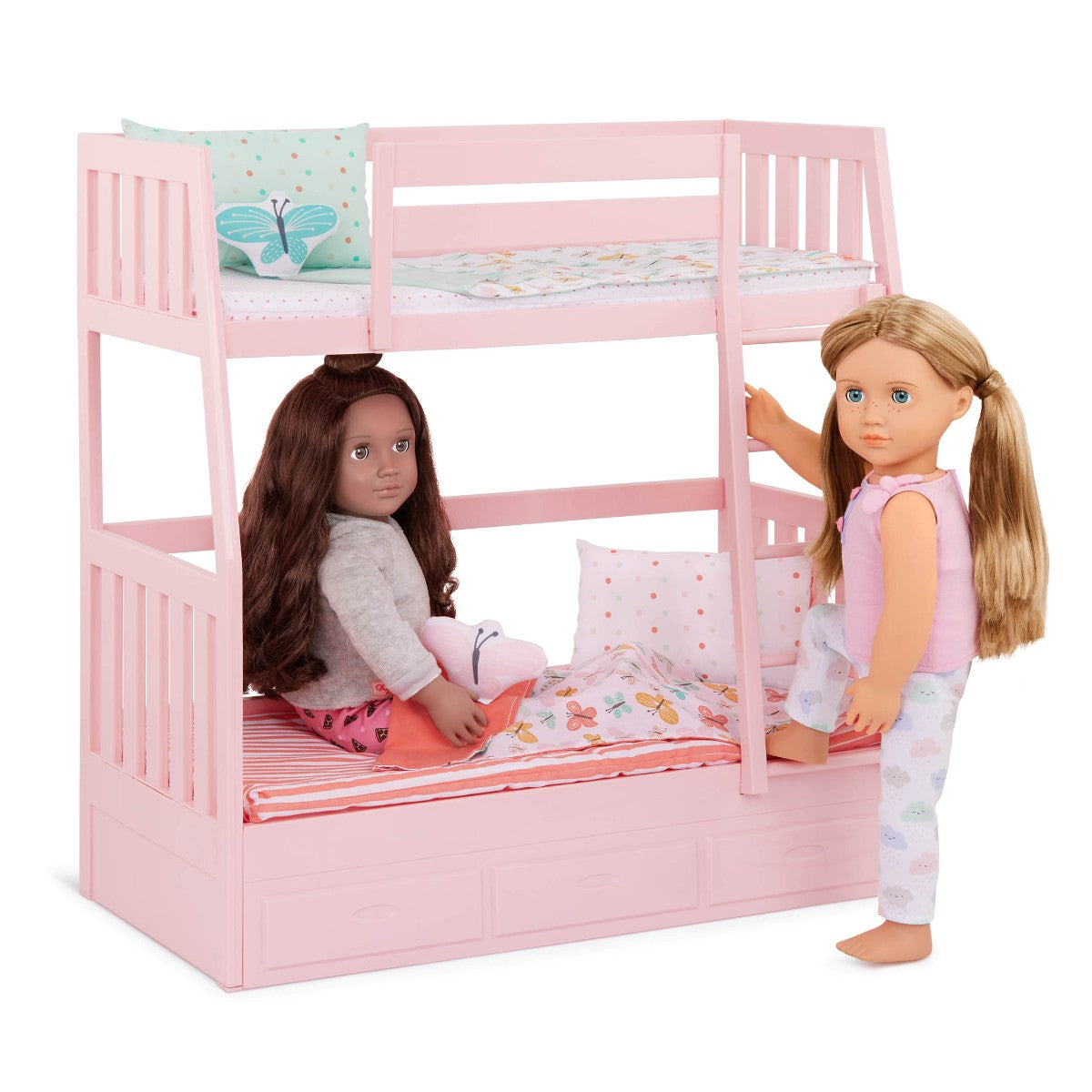 Our Generation Doll Accessories, Bunk Bed with Butterflies