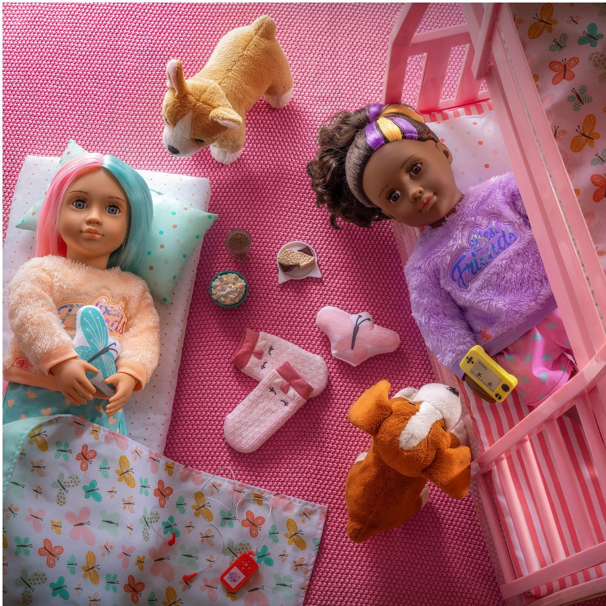 Our Generation Doll Accessories, Bunk Bed with Butterflies