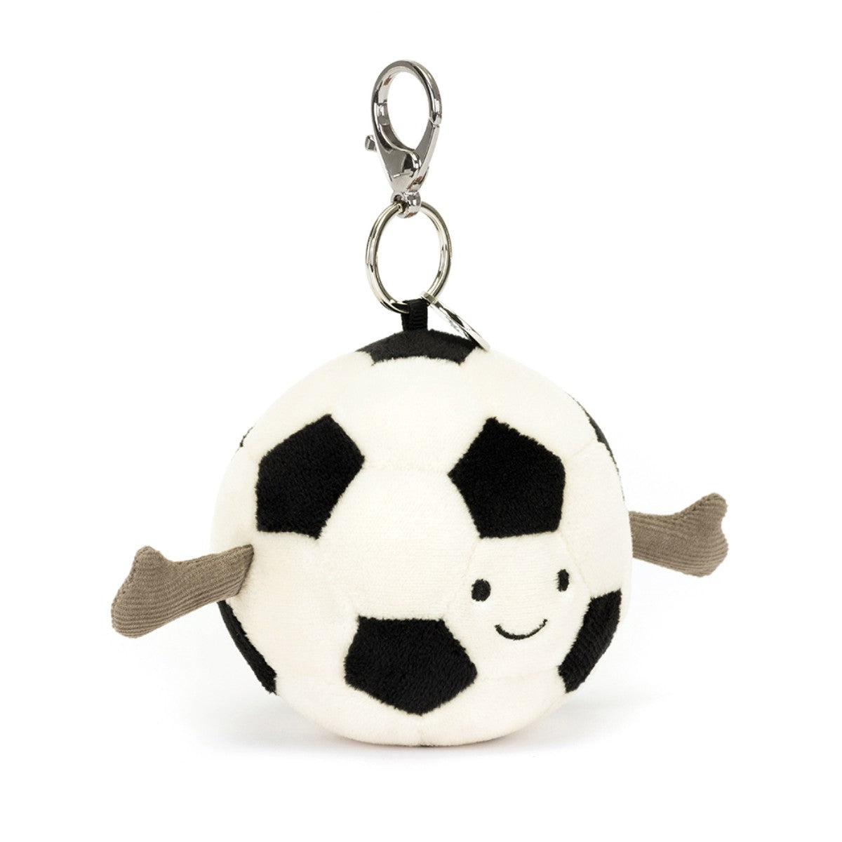 Jellycat Keychain, Fun Amuseables Sports Soccer Pendant - 16 cm