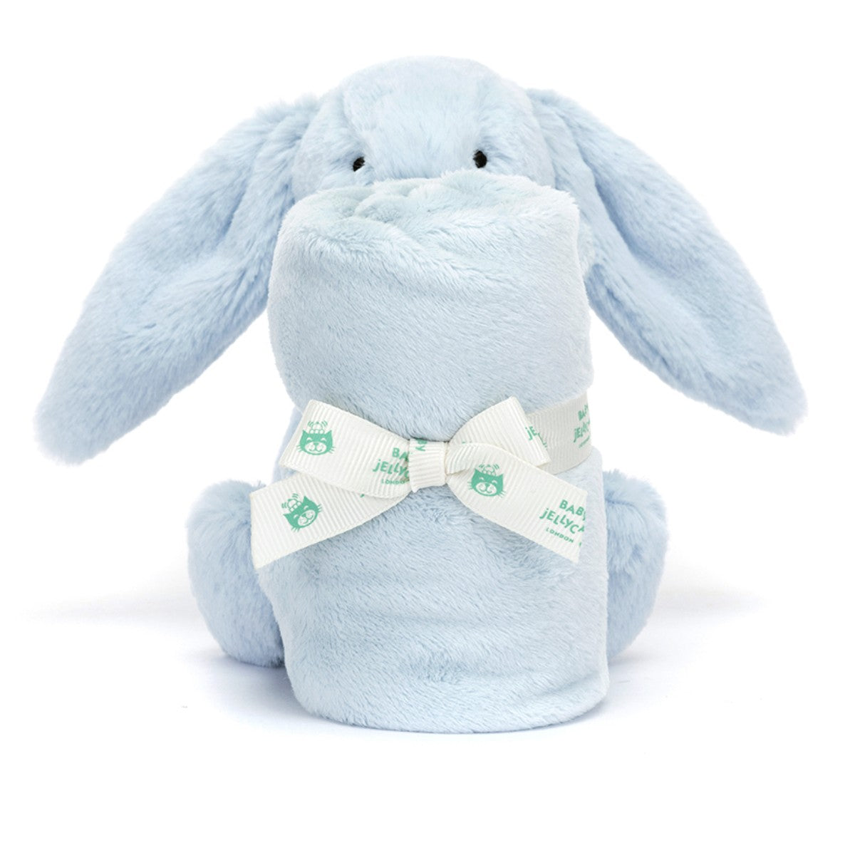 Baby Jellycat Bashful Security Blanket, Bunny - Light Blue