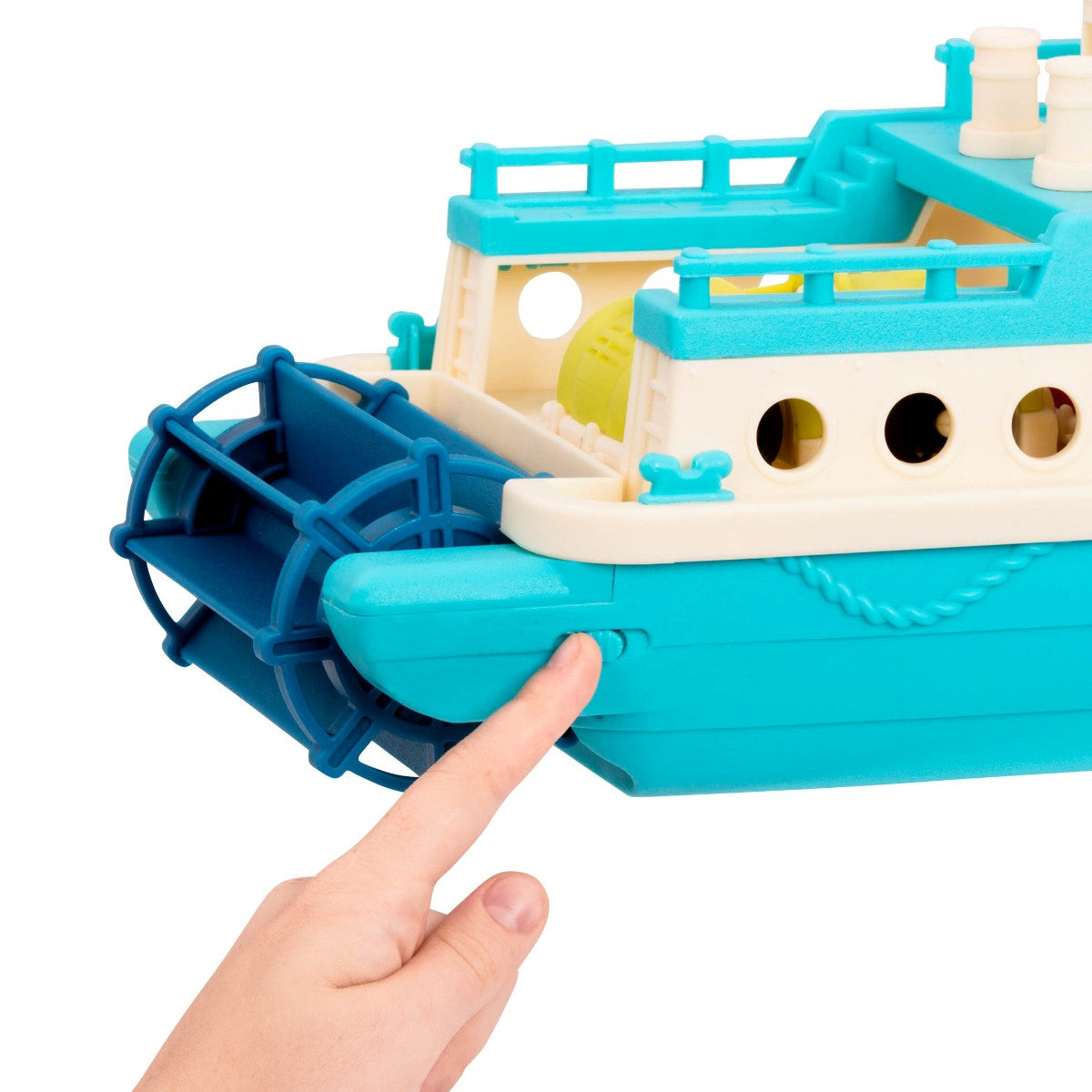 Wonder Wheels, Ferry with 2 Cars - Turquoise