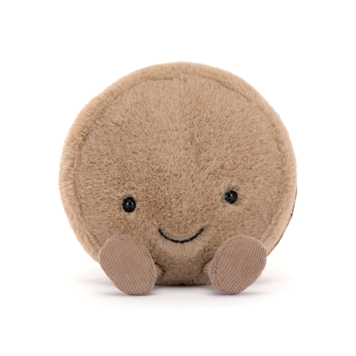 Jellycat Stuffed Toy, Food Bake, Amuseables Mona Macaron Chocolate - 12 cm