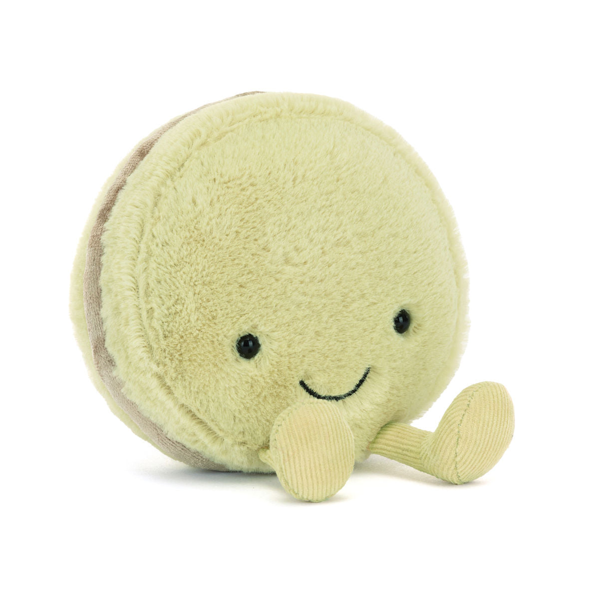 Jellycat Plush Toy, Amuseables Collection, Max Macaron Pistachio - 12 cm
