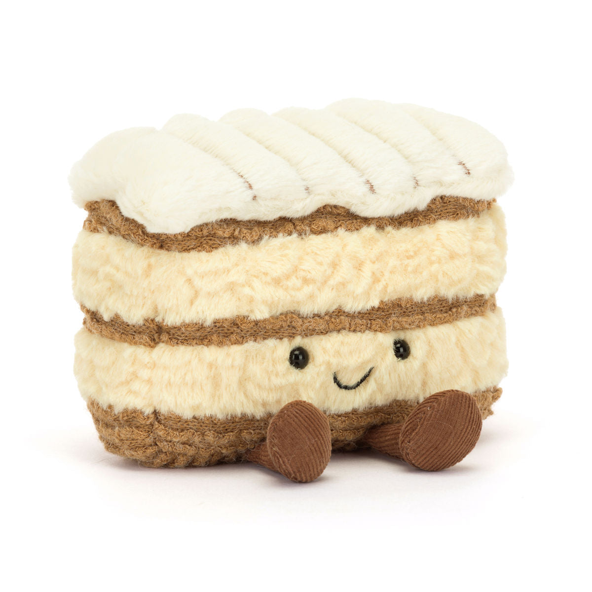 Jellycat Plush, Food Bake, Amuseables Millie Mille Feuille - 12 cm