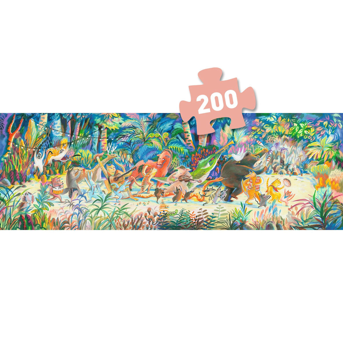 Djeco Gallery Puzzle, Music in the Woods - 200 Pieces