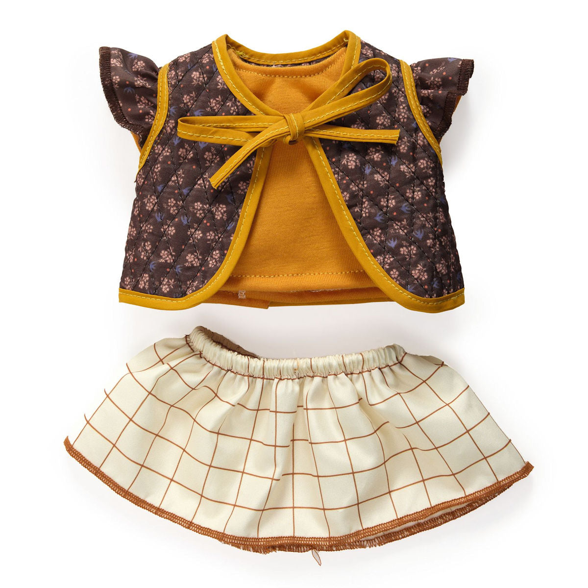 Djeco Lovely Pomea Doll Outfit, Set with Vest