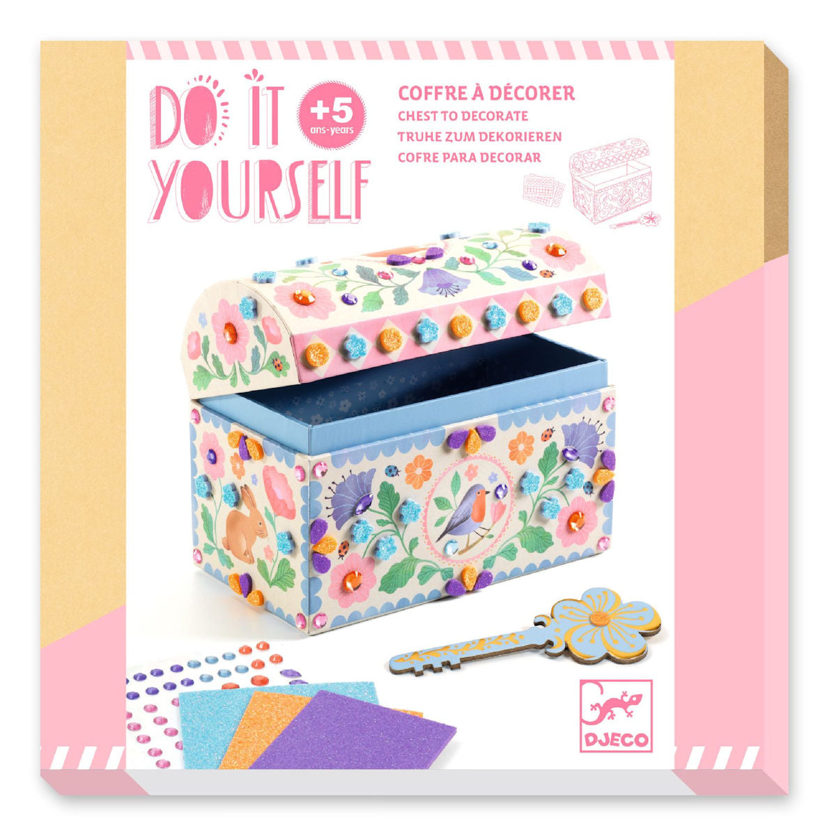 Djeco DIY - Treasure Chest, Fantastic Treasures