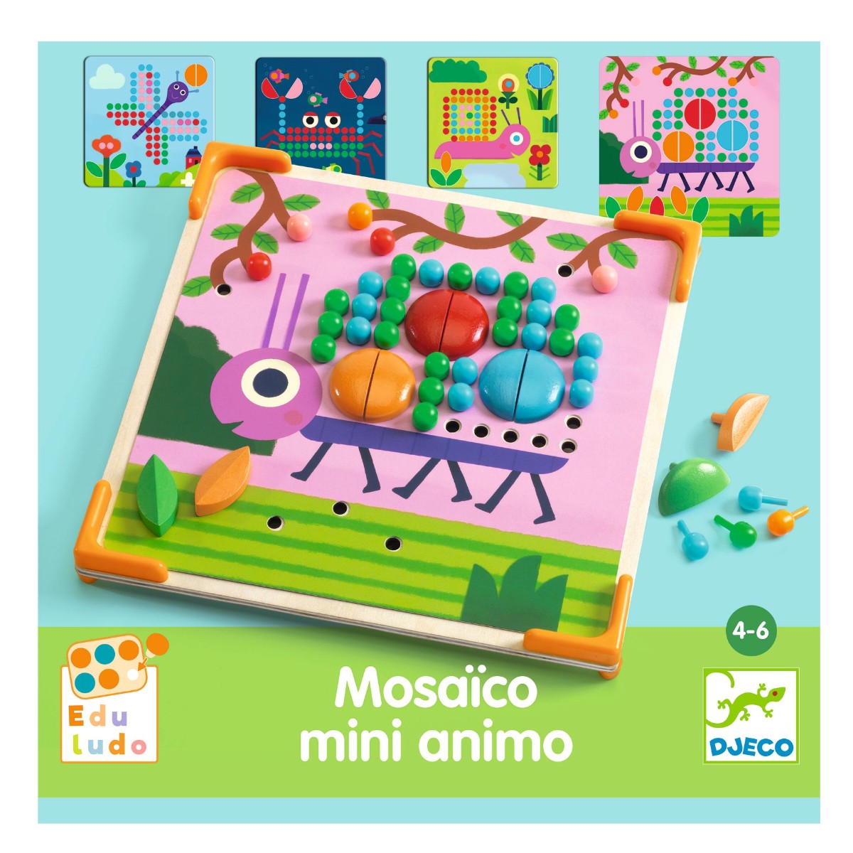 Djeco Stick Mosaics, Little Animals