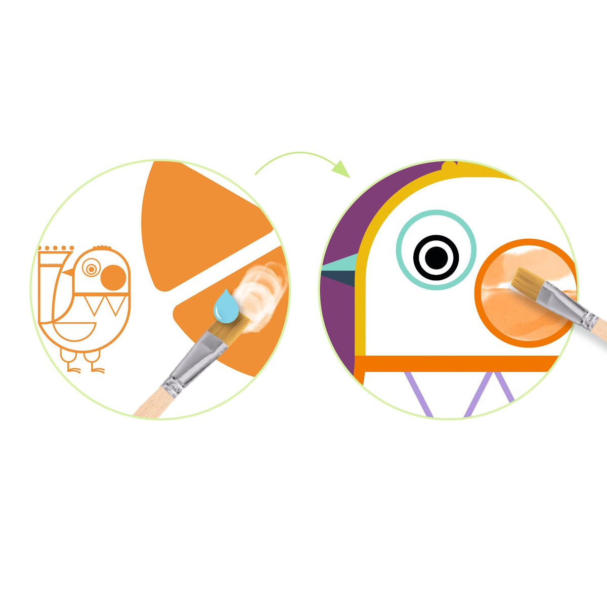 Djeco Creative Painting, Chubby Cheeks