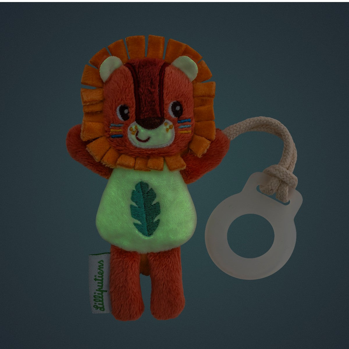 Lilliputiens Pacifier Holder Accessory, Jack Mini-Friend with Space for Pacifier