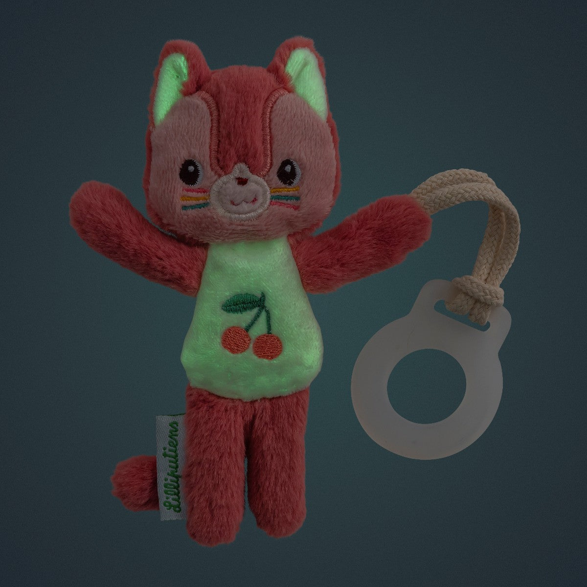 Lilliputiens Pacifier Holder, Jeannie Mini Van with Space for Pacifier