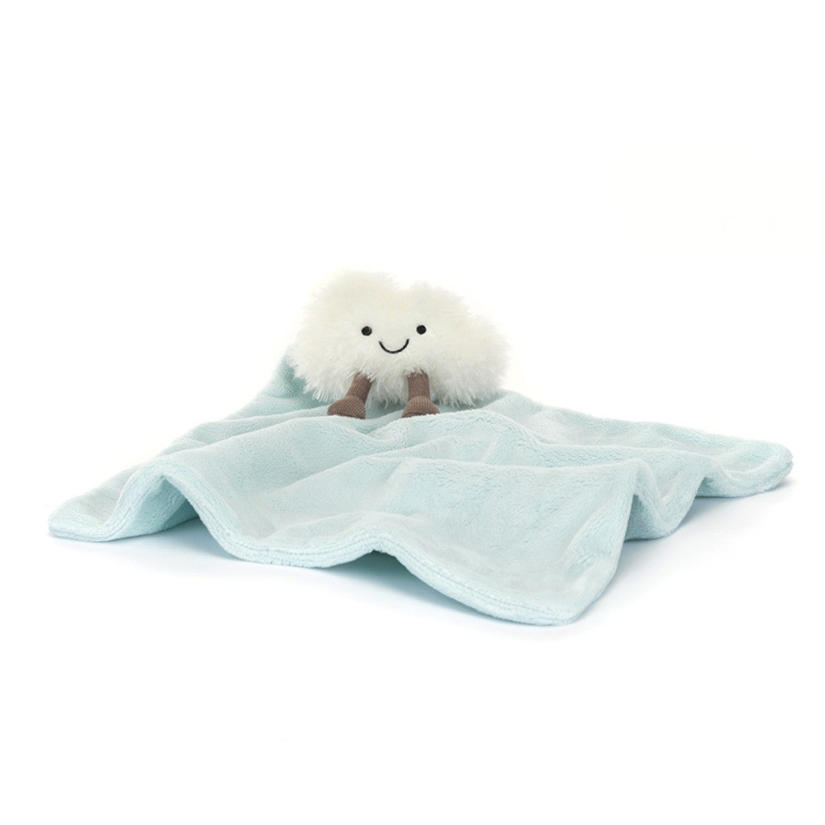 Baby Jellycat Soft Toy, Bashful Cuddle Blanket – Sky