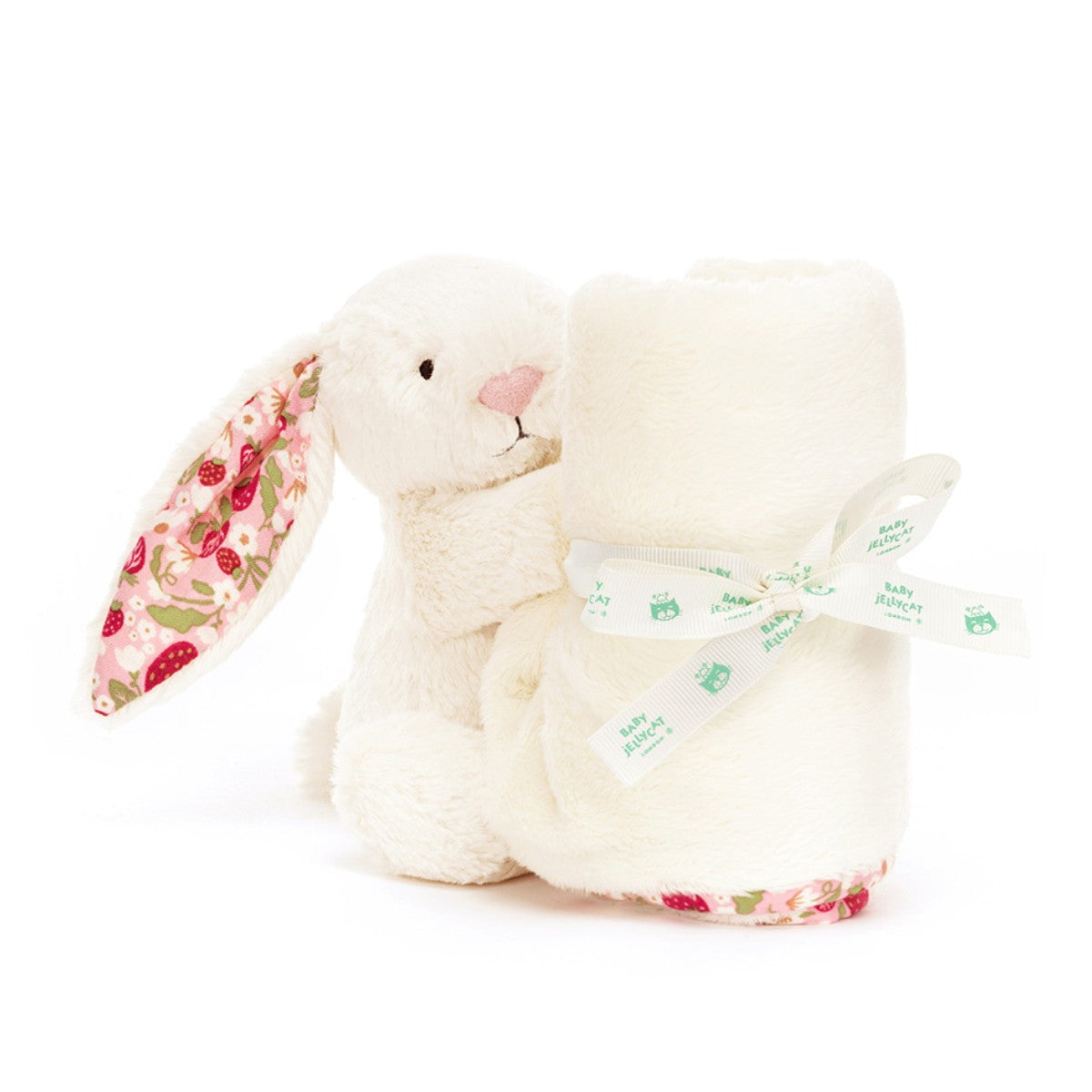 Baby Jellycat Soft Toy, Bashful Security Blanket – Mimi Strawberry
