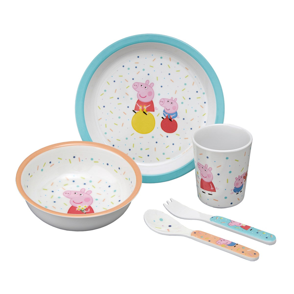 Petit Jour Paris Gift Set with 5 Pieces - Peppa Pig