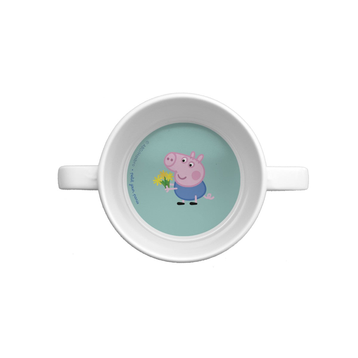 Petit Jour Paris Melamine Cup with 2 Handles, Peppa Pig