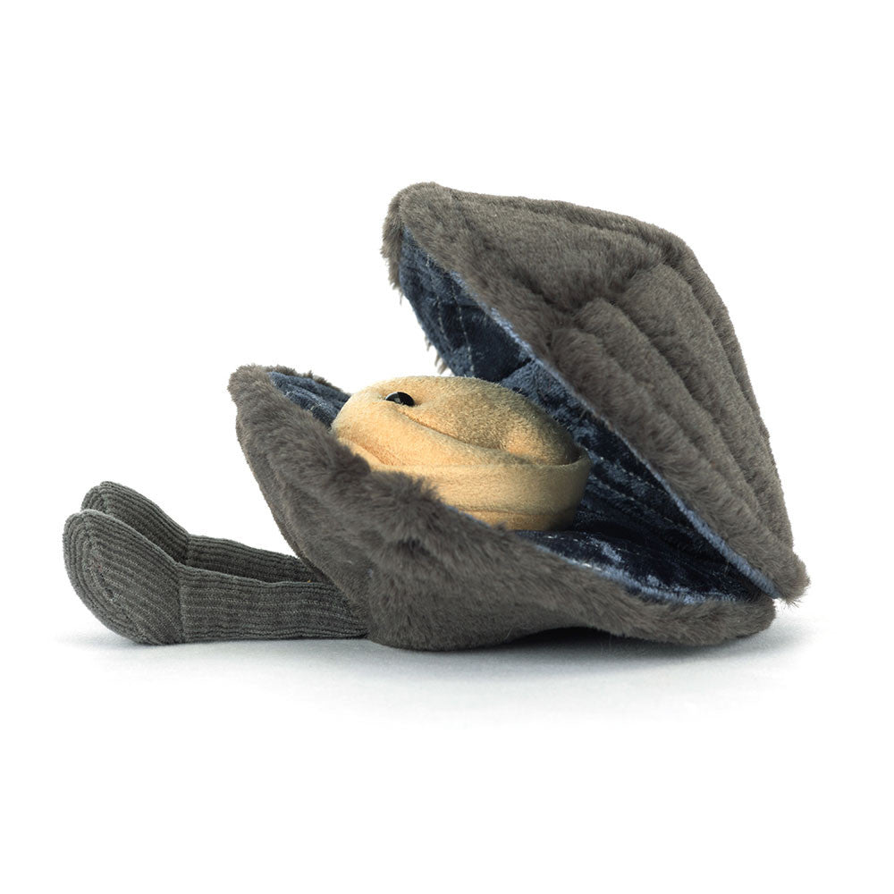 Jellycat Plush Toy, Amuseables Food Collection, Mussel - 10 cm