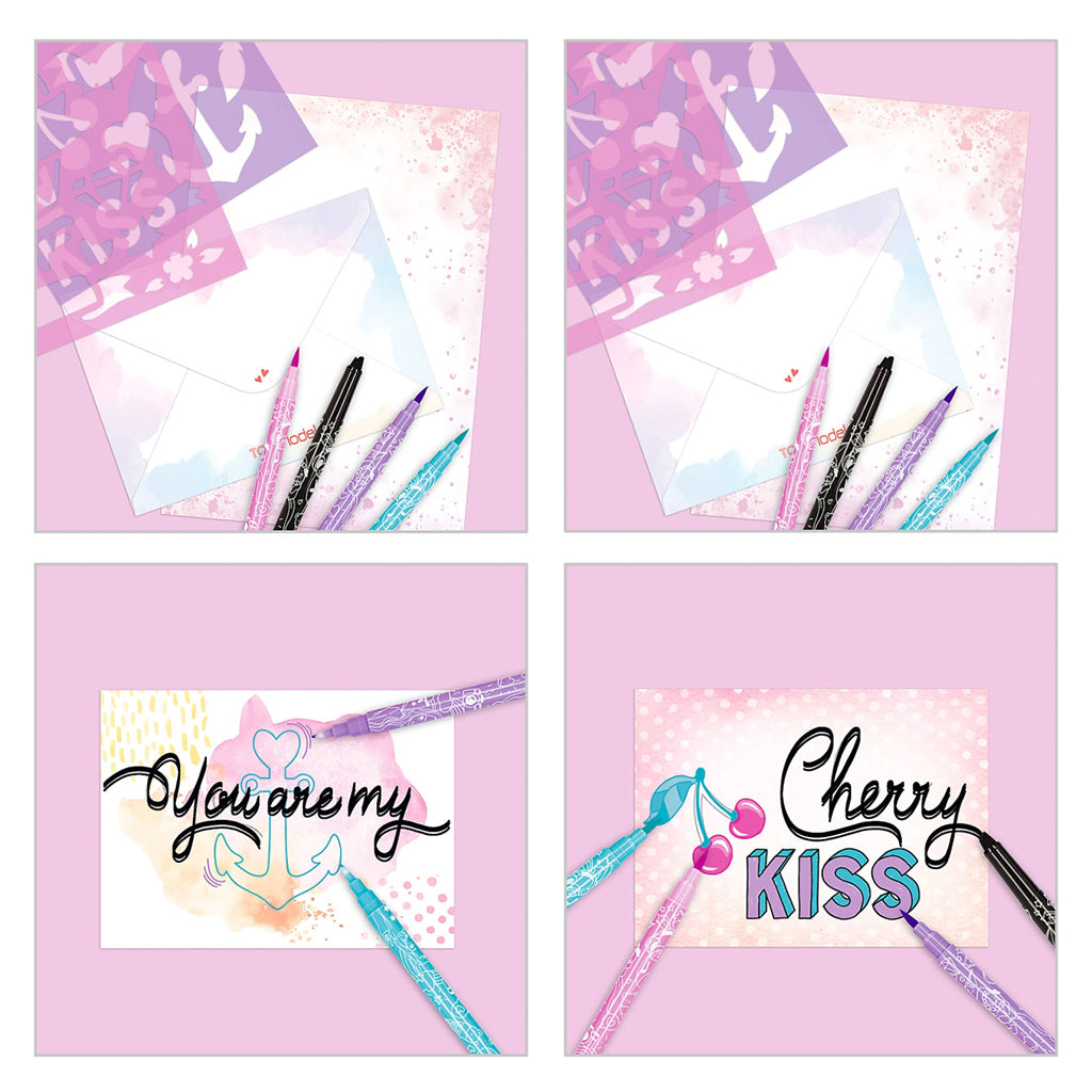 TopModel Handlettering Box Set, Design Letters and Cards