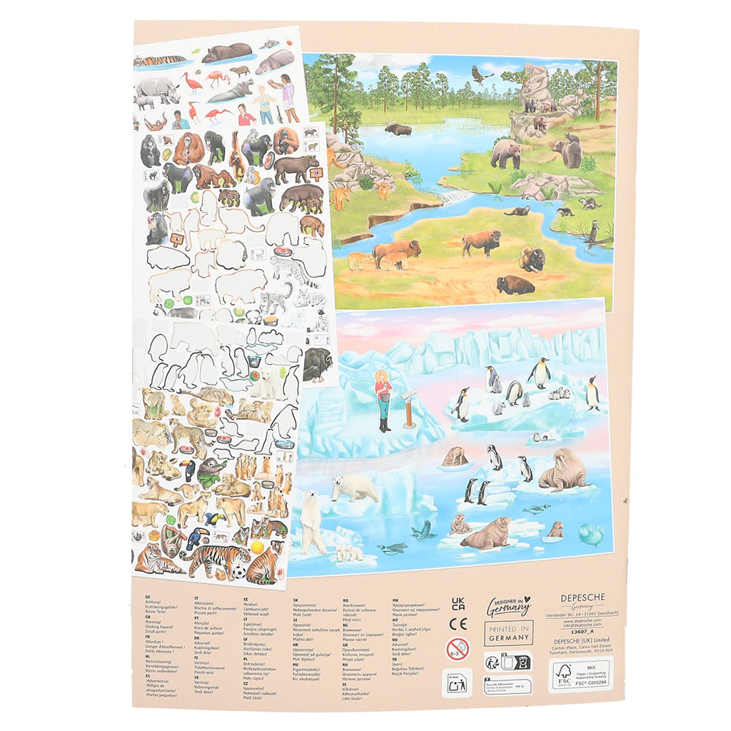 Create Your Zoo: Activity Book with Stickers