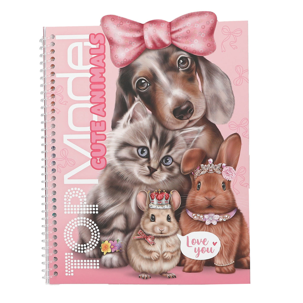 TopModel Dress Me Up Sticker Book – Cute Animals