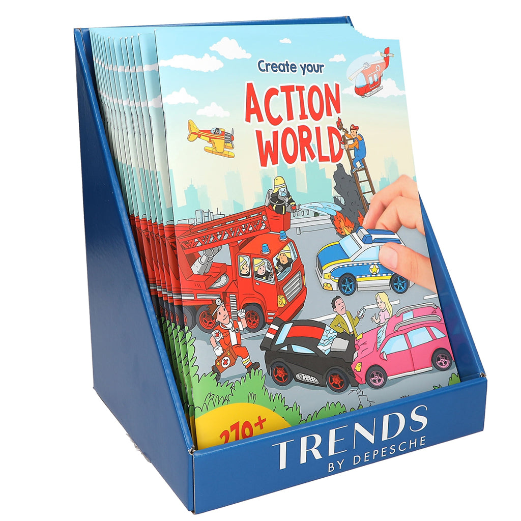 Create Your Own Action World, Sticker Book