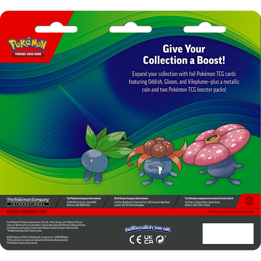 Pokémon Enhanced 2-Pack Blister 2026 - Oddish, Gloom, and Vileplume