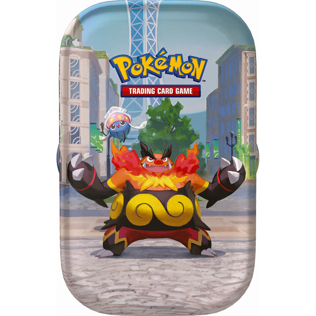 Pokémon Poke Mini Tin June REL, collector’s tin with booster packs