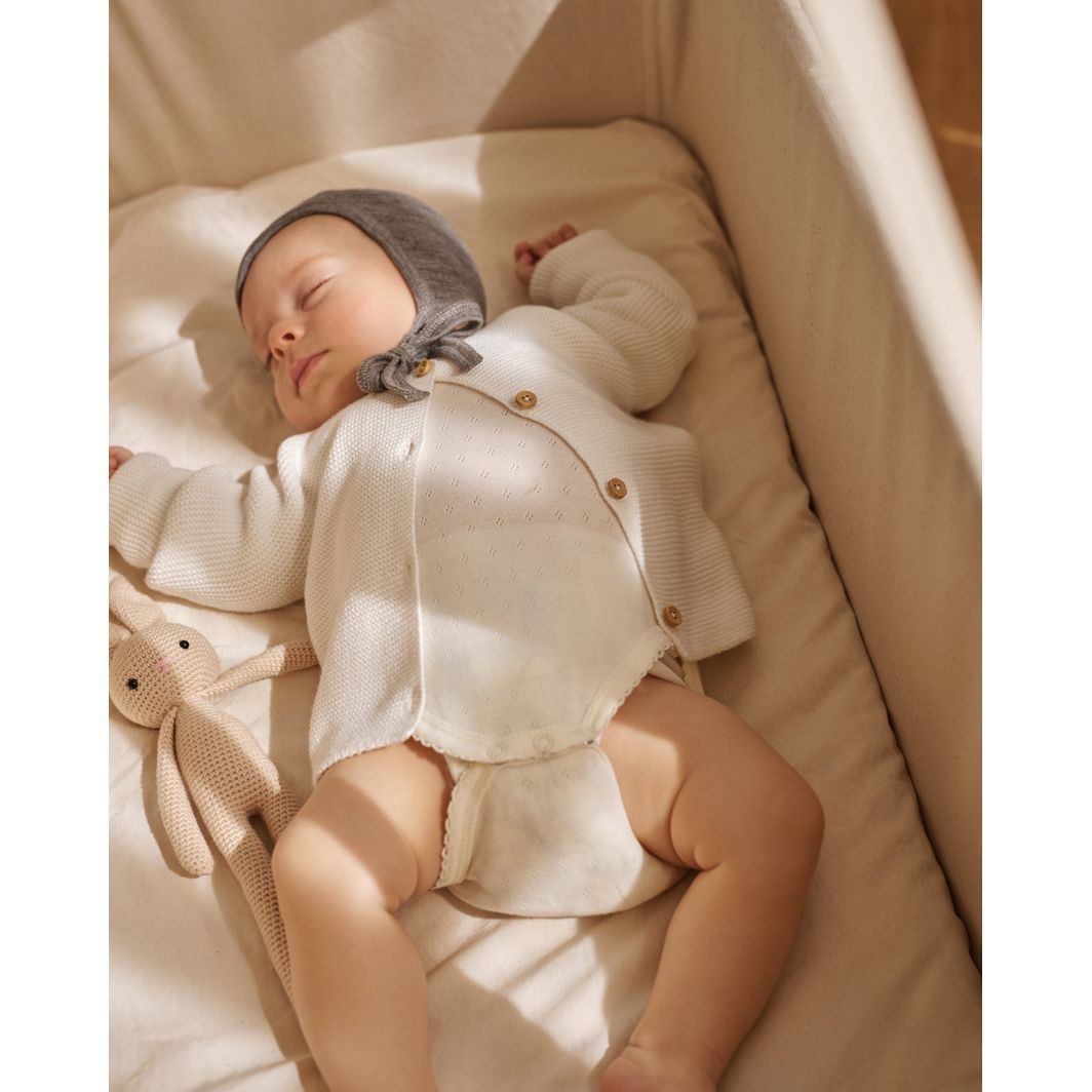 Moonboon Fitted Sheet for Cradle or Baby Hammock, Nature