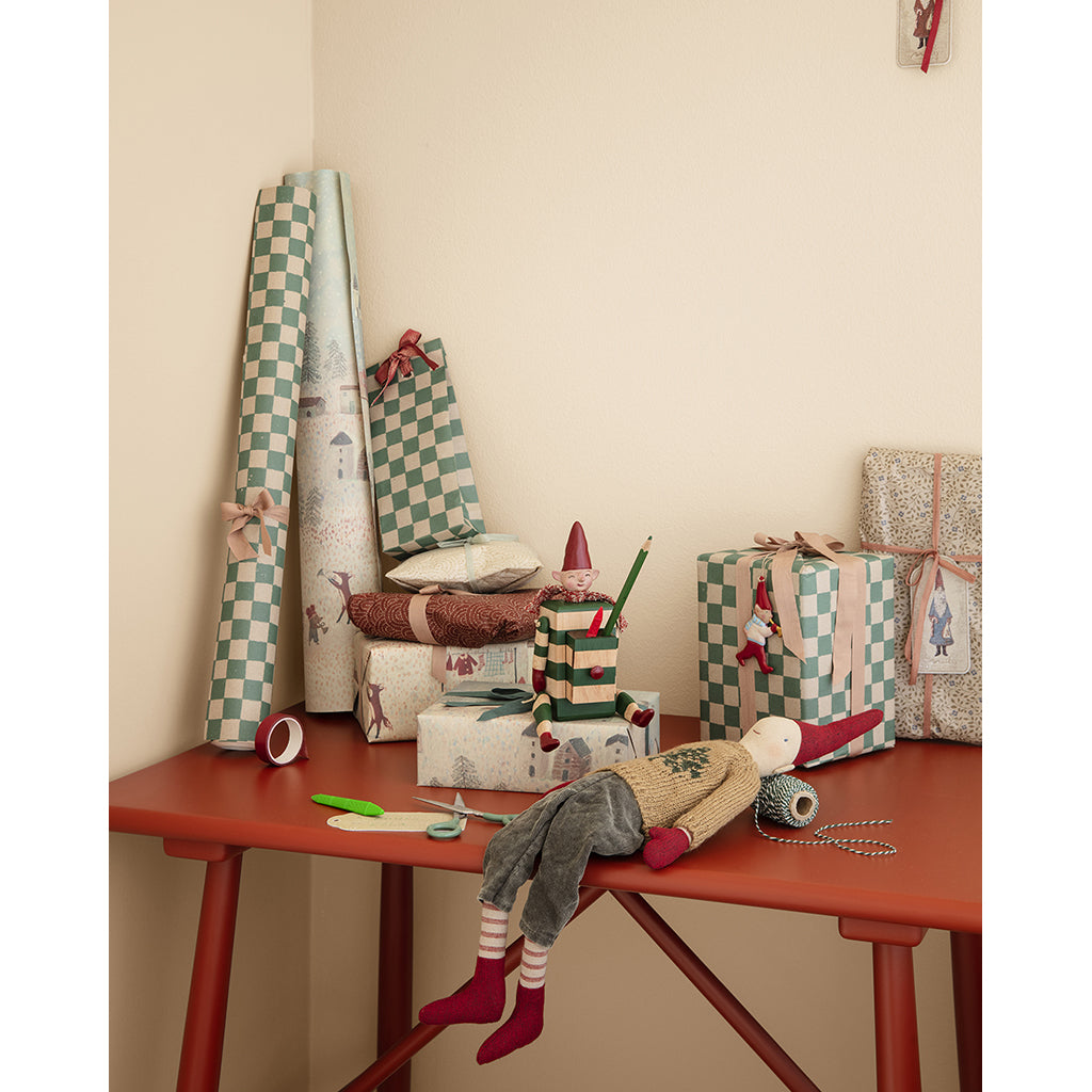 Maileg Christmas Decoration, Metal Ornament, Candy Cane – Striped