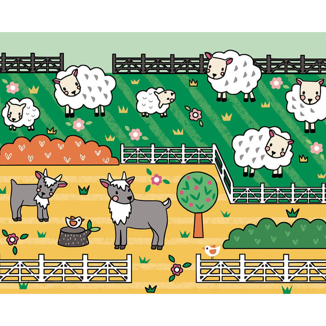 Auzou Coloring Book, Paint with Water - On the Farm