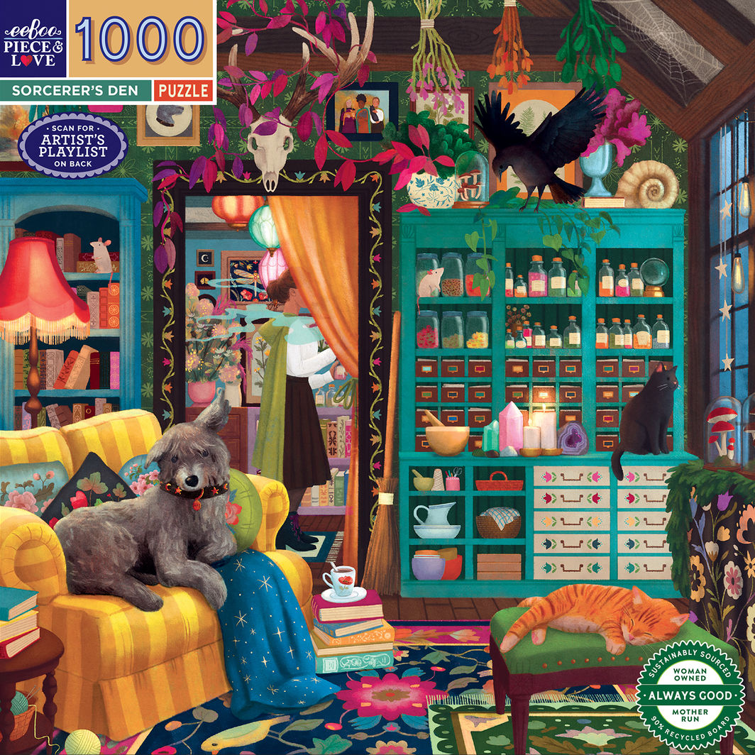 eeBoo Puzzle 1000 Pieces, Sorcerer&
