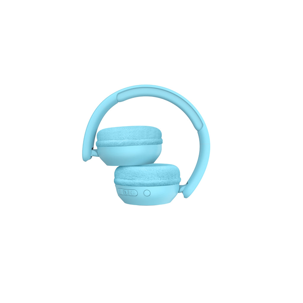 Lalarma Wireless Headphones with Lights, for Teens and Kids - Blue