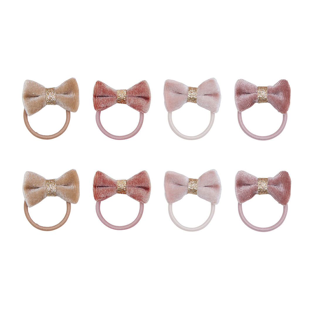 Mimi & Lula 8 Hårelastikker - Mini Velvet Tinkerbell
