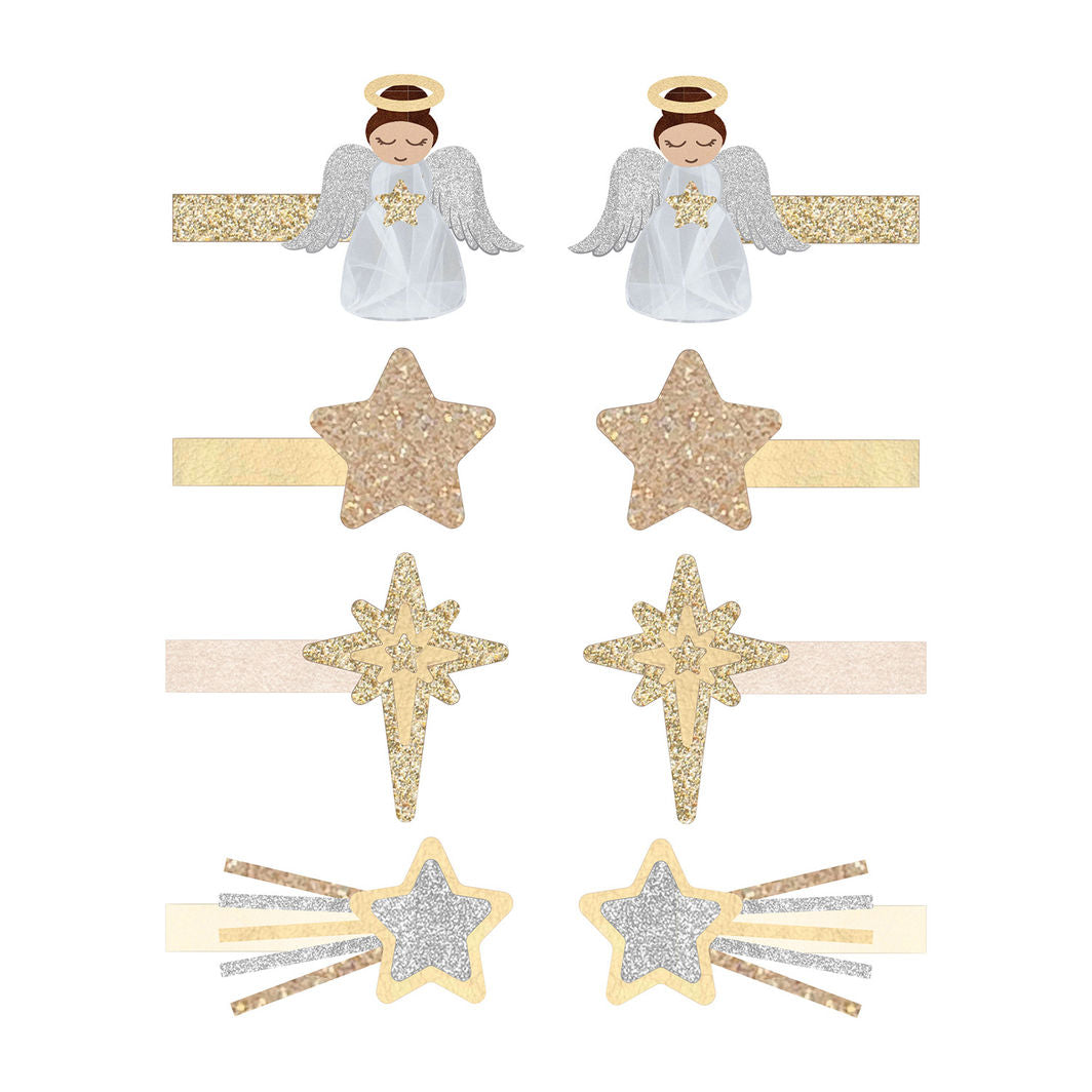 Mimi & Lula - 8 Hårclips - Sparkle Angel