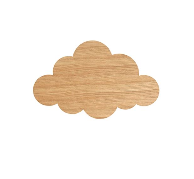 ferm Living Wall Lamp, Cloud - Oiled Oak